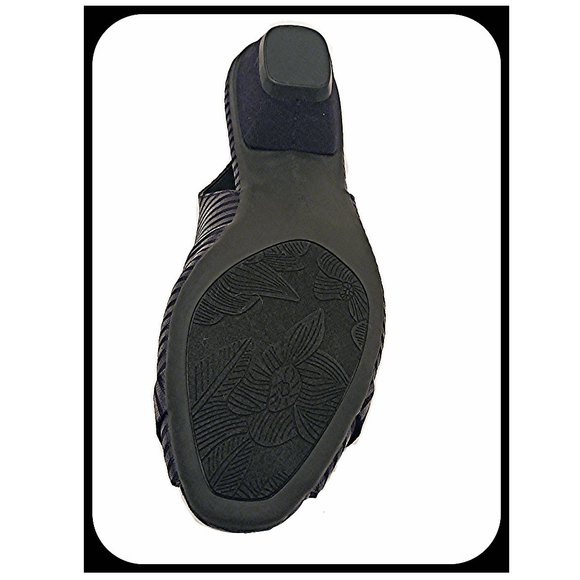 NIB Comfortview Slingback Sandals Size 9-1/2 Comfort Cushion Sole 1" Heel 9.5M - Picture 5 of 6